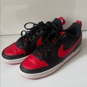Nike Kids Red and Black Sneakers